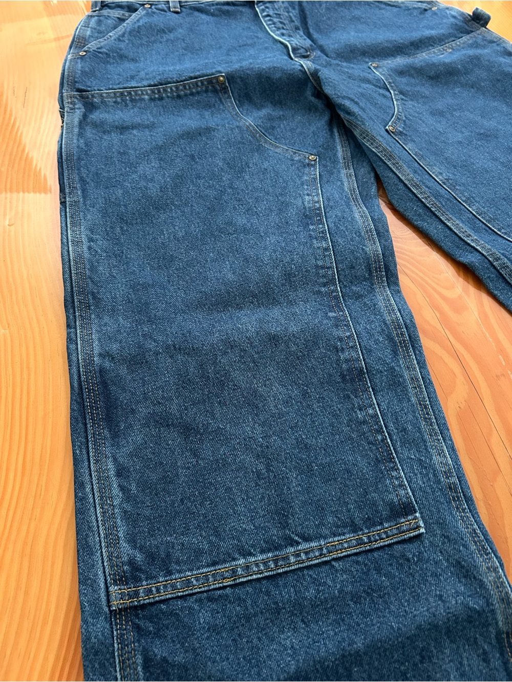 Carhartt Double Knee Logger Men’s Jeans B73 DST - Picture 8 of 10